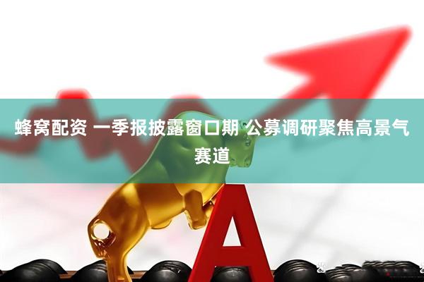 蜂窝配资 一季报披露窗口期 公募调研聚焦高景气赛道